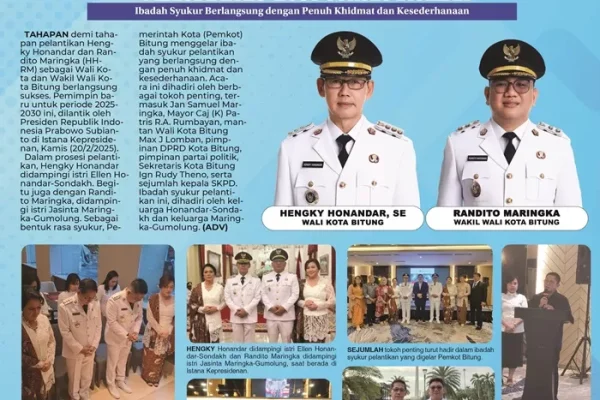 Bupati dan Wakil Bupati Bitung Periode 2025-2030
